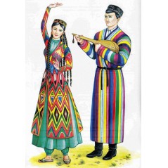 Таджикский мужской национальный костюм мужской и женский Таджикский мужской национальный костюм мужской и женский